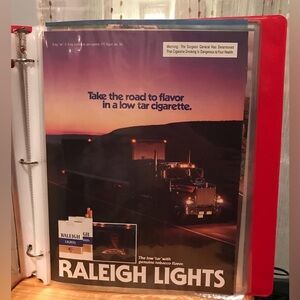 1980 Raleigh light cigarettes advertising